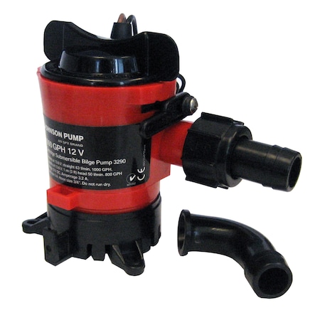 1000 Gph Bilge Pump 3/4 12V Dura Ports